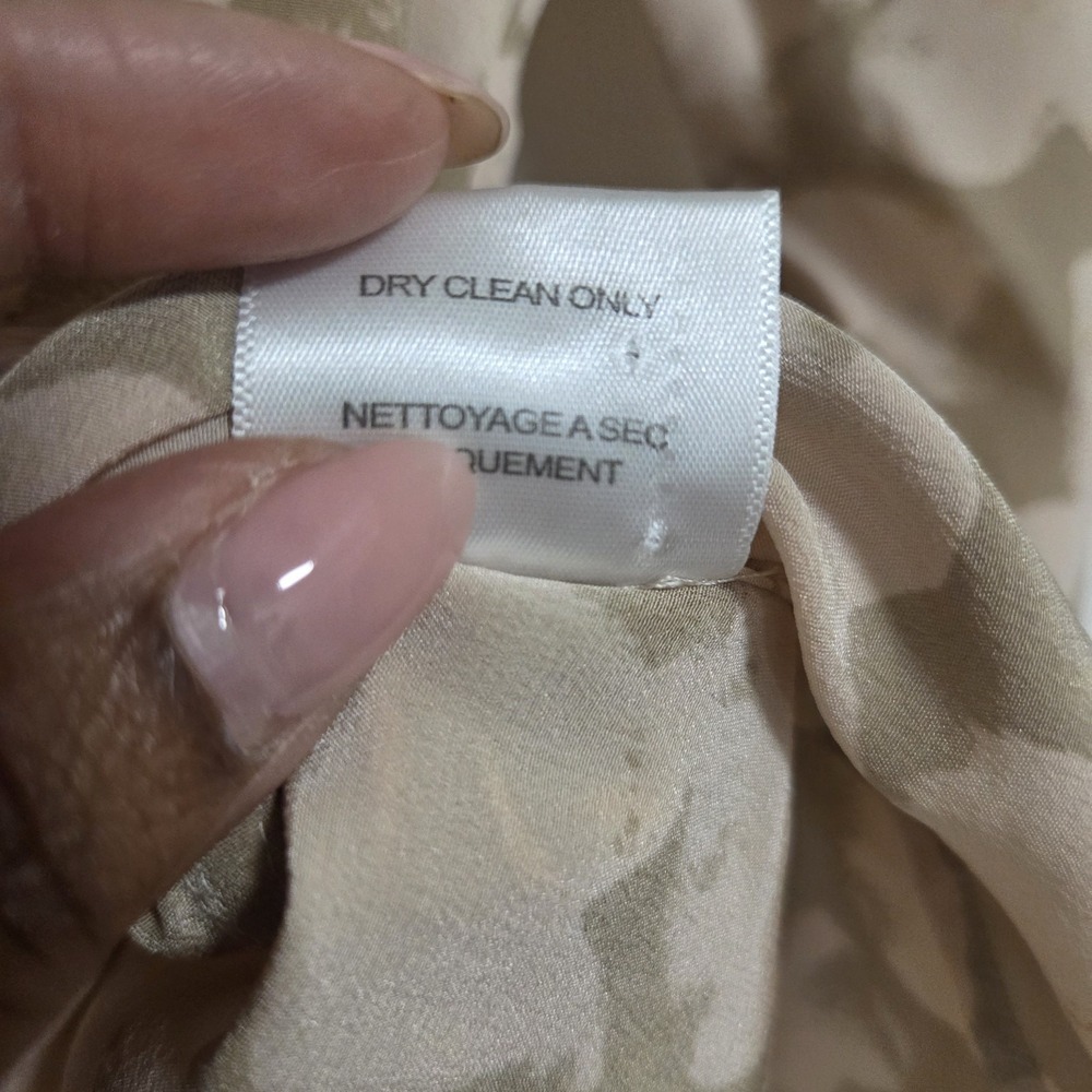 Equipment Femme Womens Adalyn Silk Blouse Blush Pink Butterfly Accent‎ Small - Picture 8 of 9